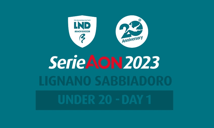 I tabellini della prima giornata del Campionato Under 20 